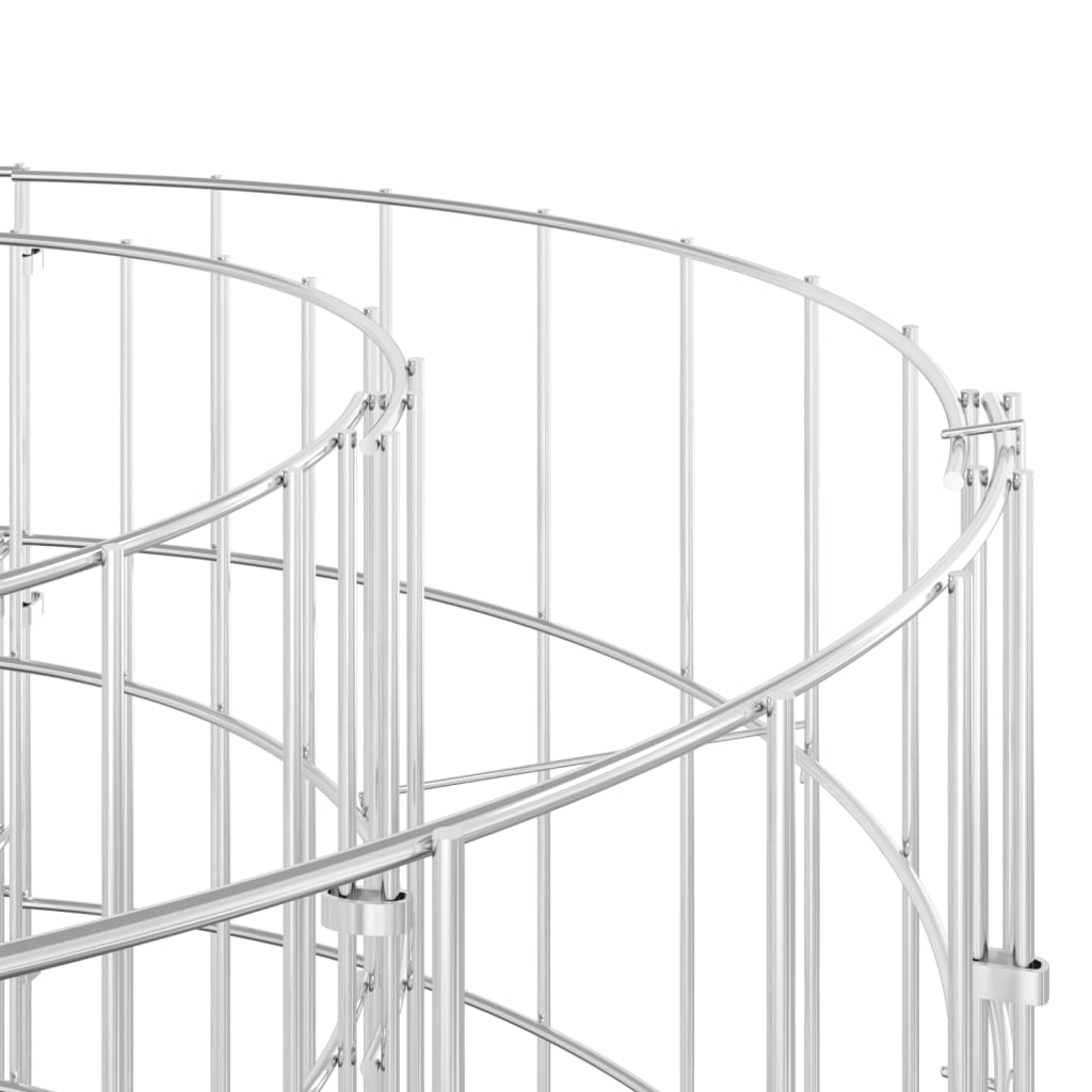 Gabionen-Hochbeet Verzinktes Eisen 260x50x100 cm