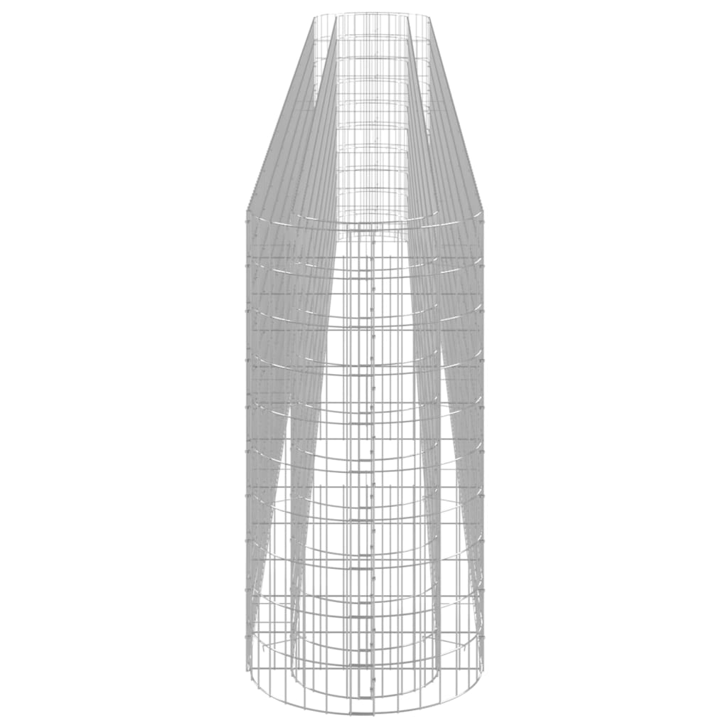 Gabionen-Hochbeet Verzinktes Eisen 540x50x100 cm