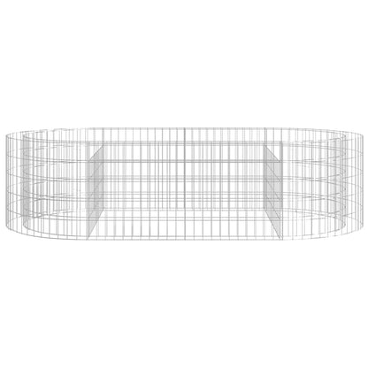 Gabionen-Hochbeet Verzinktes Eisen 200x100x50 cm