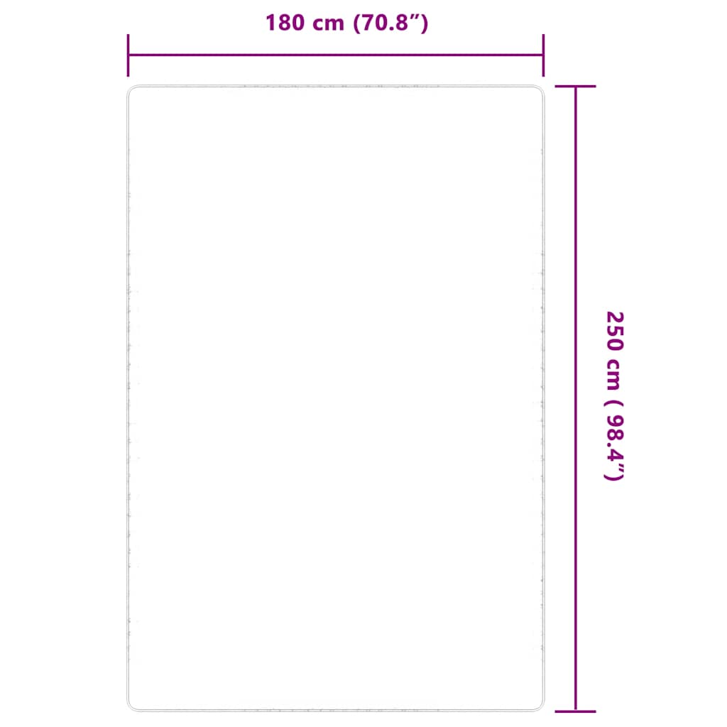 Teppich Jute mit Latex-Rückseite 180x250 cm