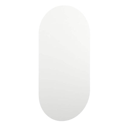 Spiegel mit LED-Leuchten 60x30 cm Glas Oval