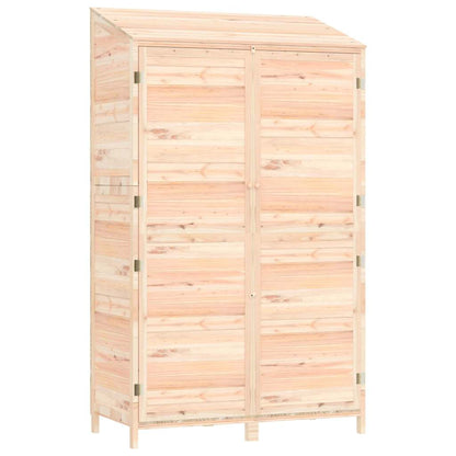 Geräteschuppen 102x52x174,5 cm Massivholz Tanne