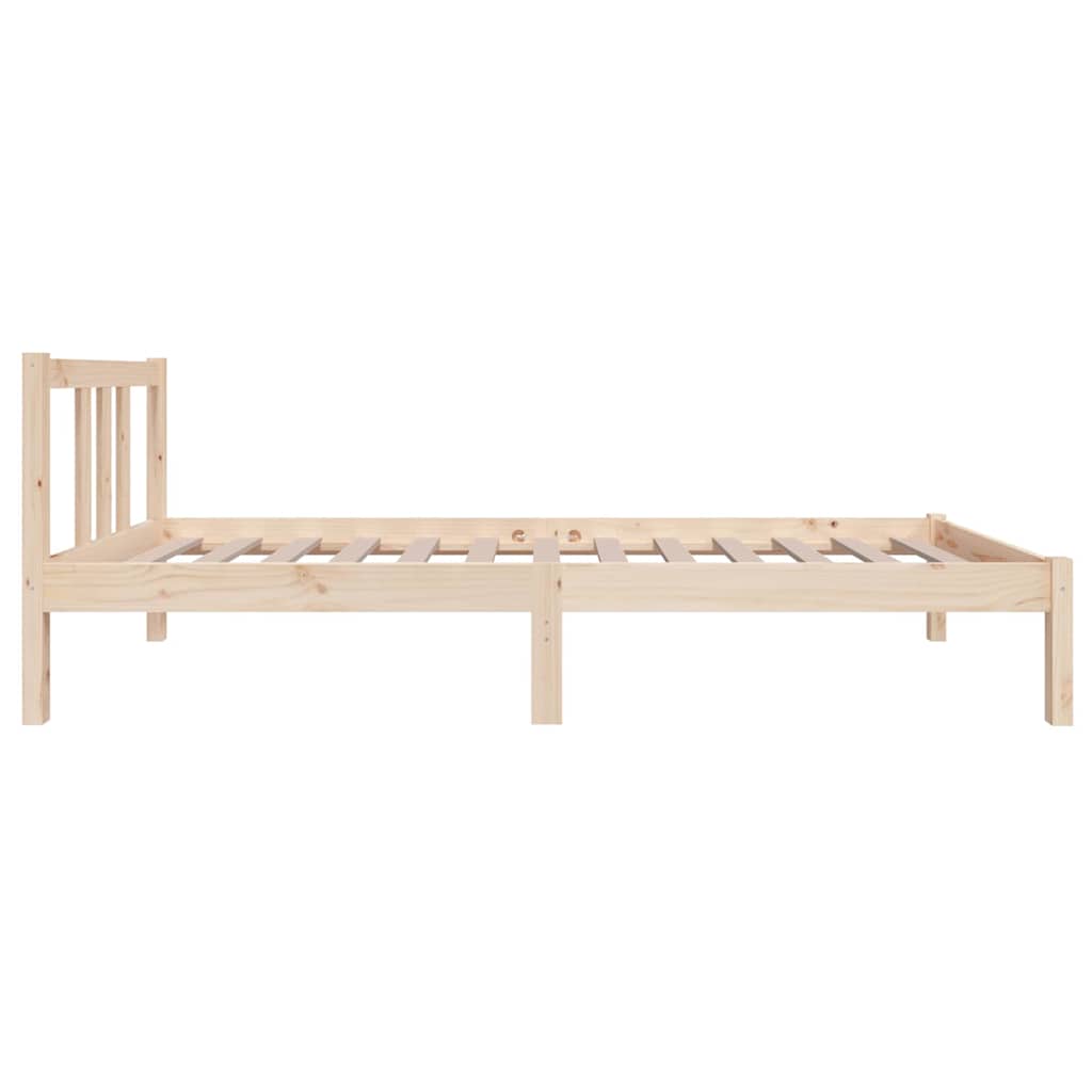 Massivholzbett ohne Matratze 75x190 cm