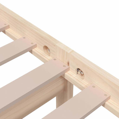 Massivholzbett ohne Matratze 75x190 cm
