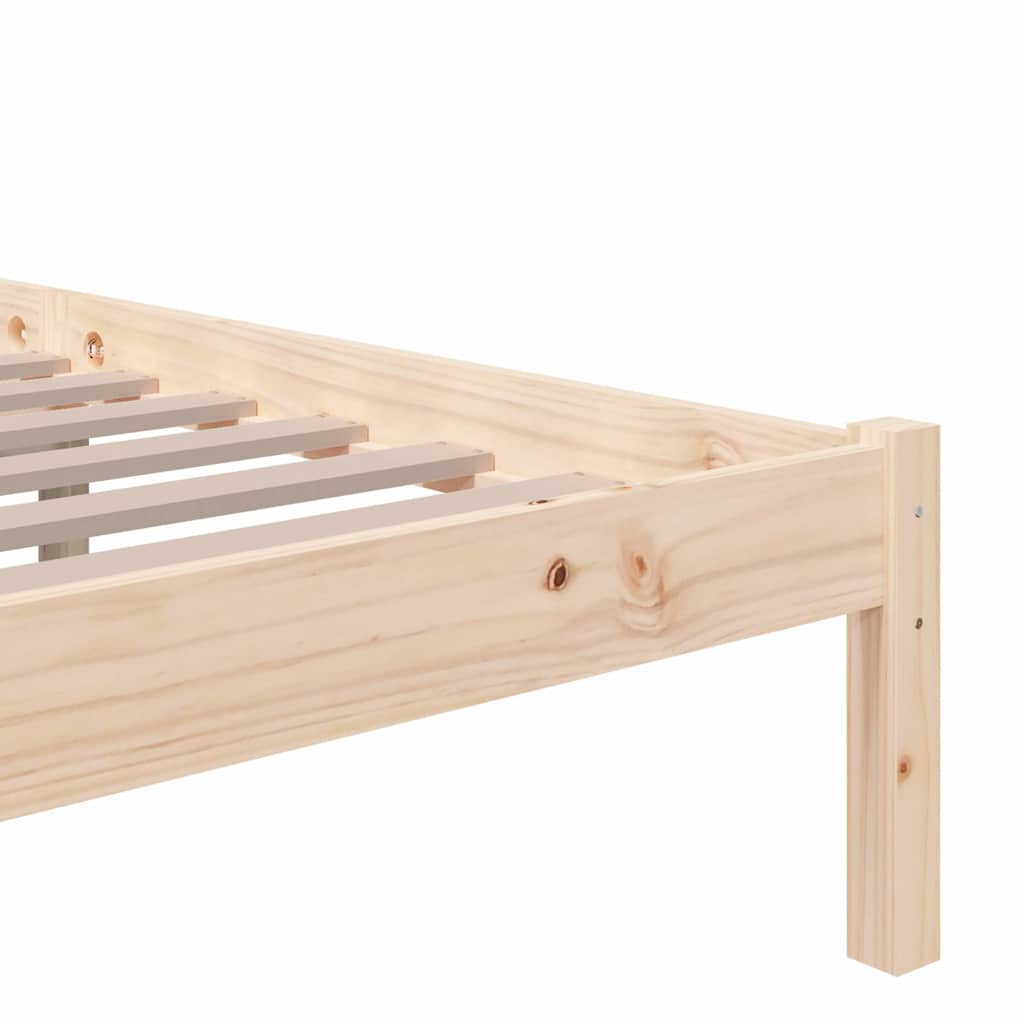 Massivholzbett ohne Matratze 200x200 cm