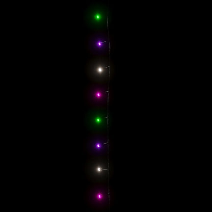 LED-Lichterkette mit 300 LEDs Pastell Mehrfarbig 30 m PVC
