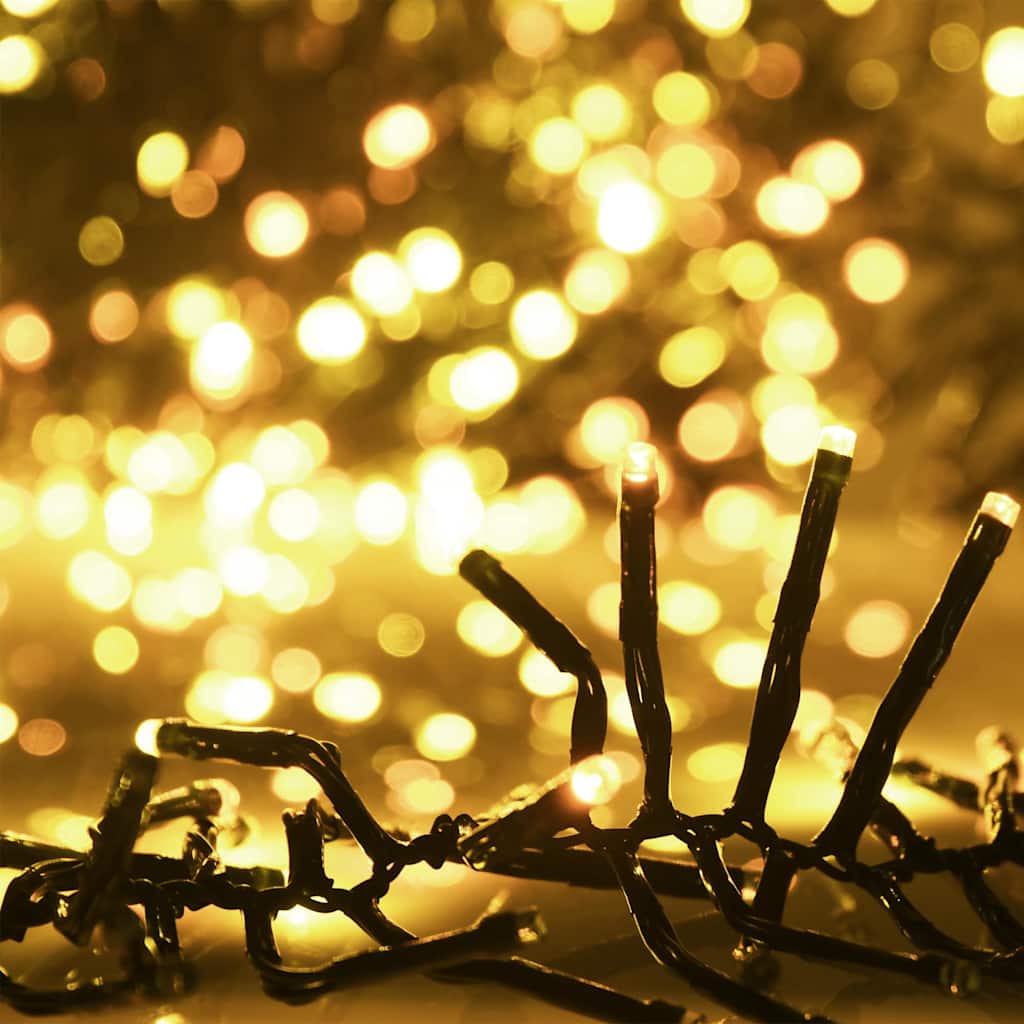 LED-Lichterkette mit 400 LEDs Warmweiß PVC