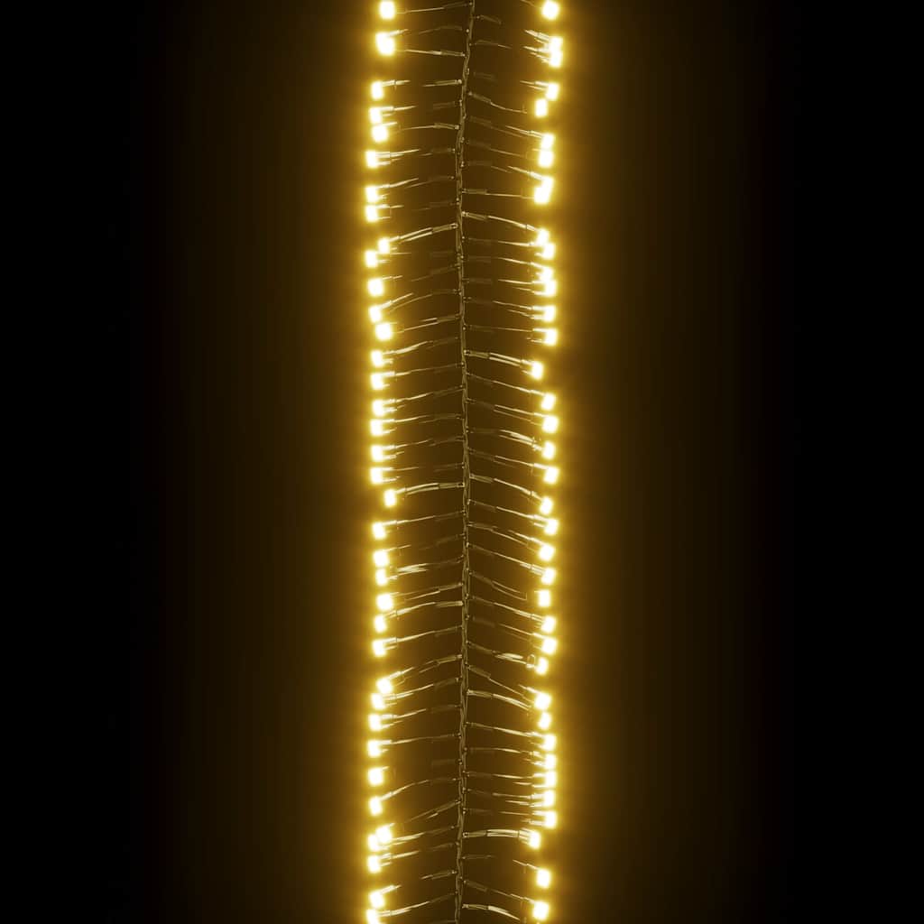 LED-Lichterkette mit 400 LEDs Warmweiß PVC
