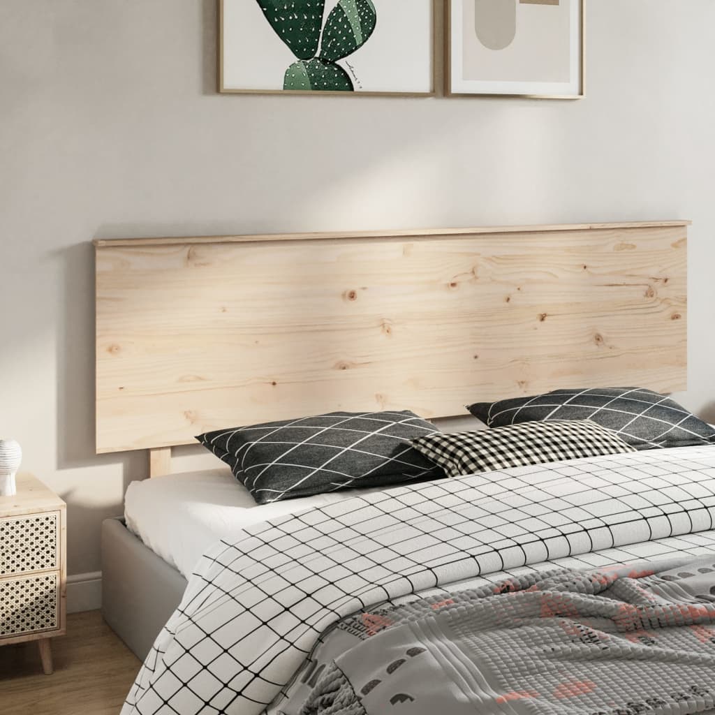 Tête de lit 204x6x82,5 cm en bois de pin massif