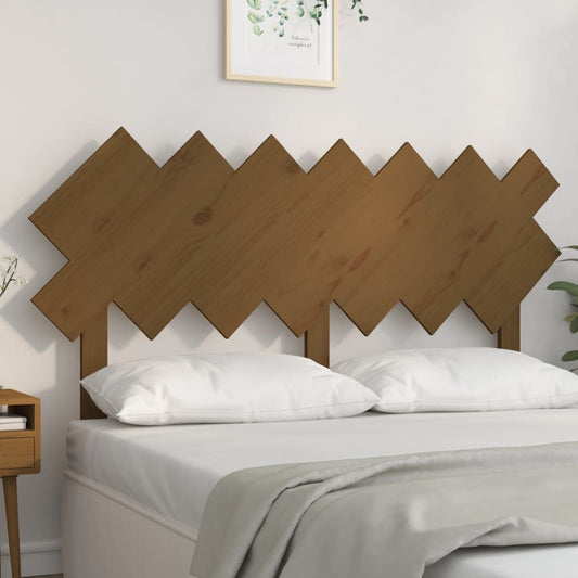 Tête de lit marron miel 141x3x80,5 cm en bois de pin massif