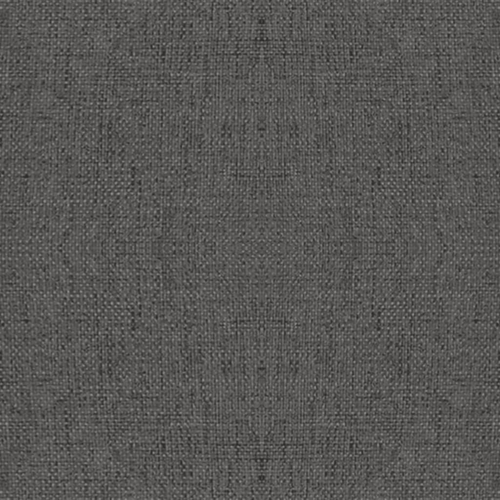 Dining chairs 2 pcs. Swivel dark grey fabric