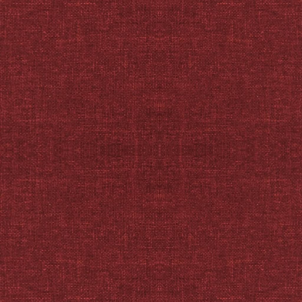 Dining chairs 2 pcs. Swivel wine red fabric