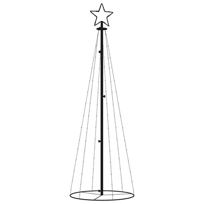 LED-Weihnachtsbaum Kegelform Kaltweiß 108 LEDs 70x180 cm