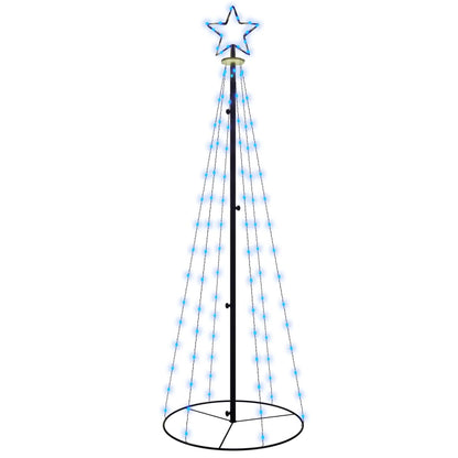LED-Weihnachtsbaum Kegelform Blau 108 LEDs 70x180 cm