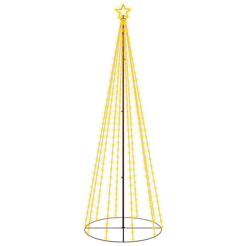 LED-Weihnachtsbaum Kegelform Warmweiß 310 LEDs 100x300 cm