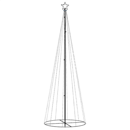 LED-Weihnachtsbaum Kegelform Kaltweiß 310 LEDs 100x300 cm