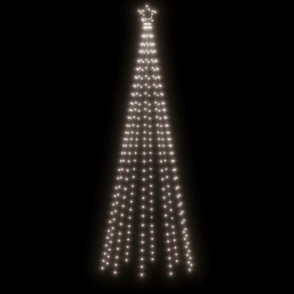 LED-Weihnachtsbaum Kegelform Kaltweiß 310 LEDs 100x300 cm