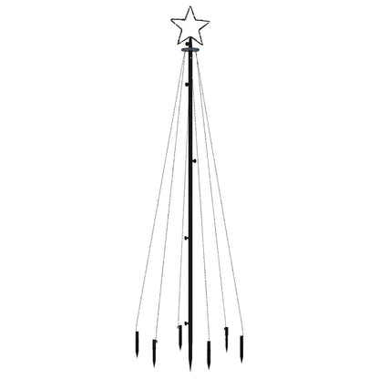 LED-Weihnachtsbaum mit Erdnägeln Blau 108 LEDs 180 cm