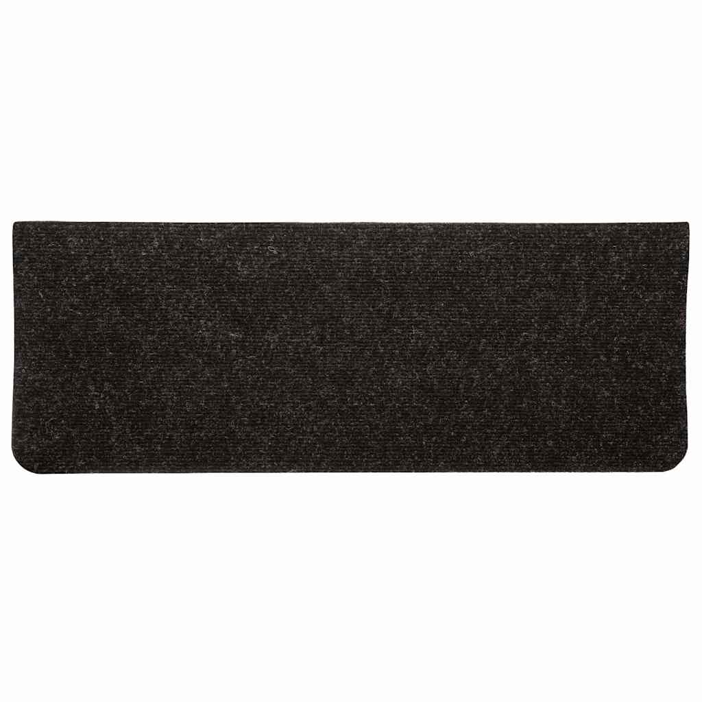 Stufenmatten Selbstklebend 15 Stk. 65x24,5x3,5 cm Anthrazit