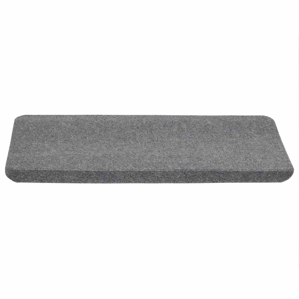 Stufenmatten Selbstklebend 15 Stk. 65x24,5x3,5 cm Grau