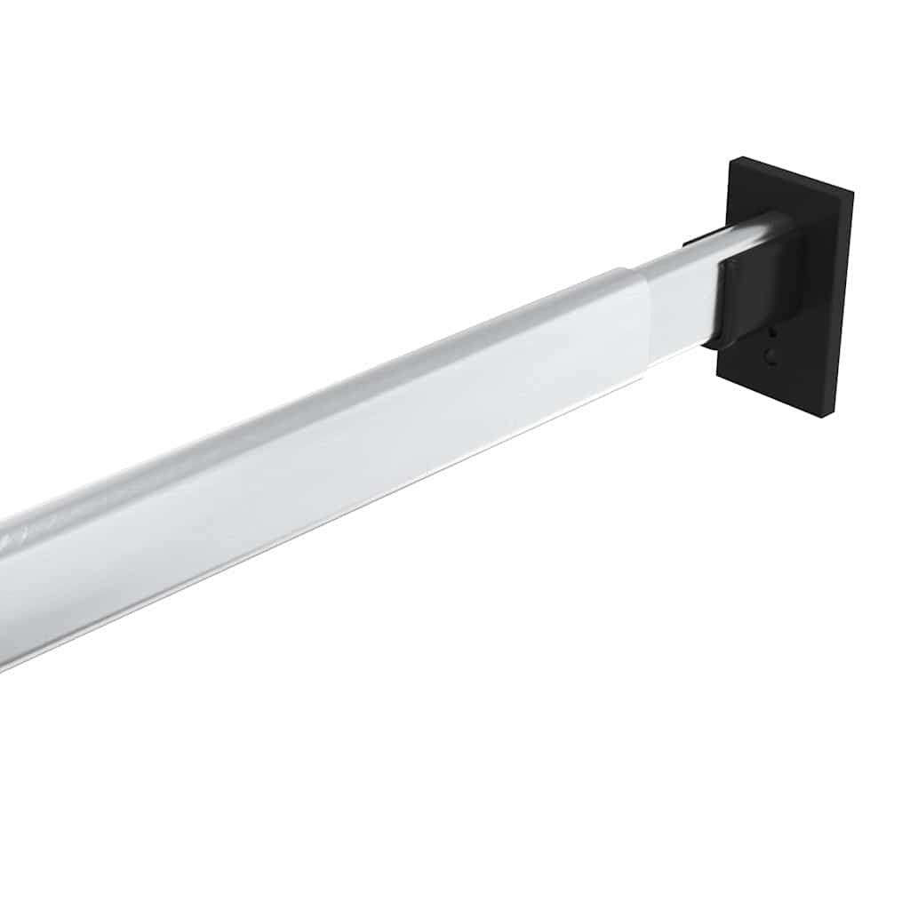 Teleskop-Kleiderstangen 2 Stk. Silbern 58-100 cm