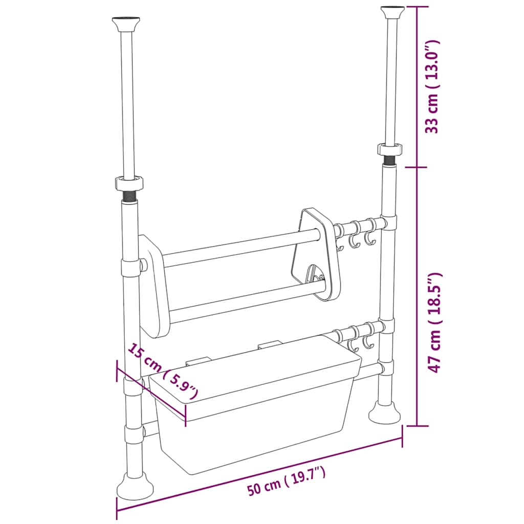 Küchenorganisator Verstellbar Aluminium
