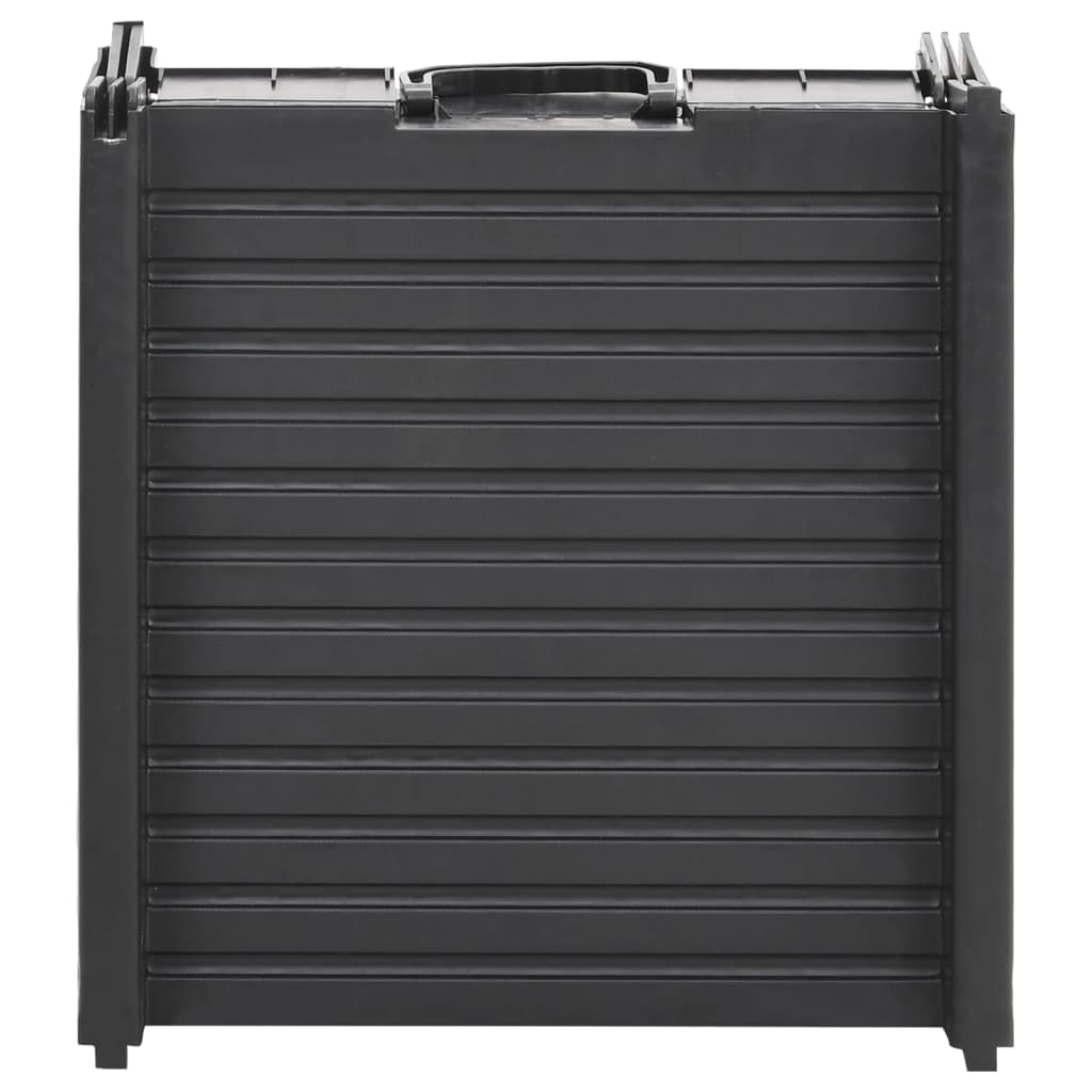 Rampe pour chien pliable noire 153 x 40 x 12,5 cm en plastique