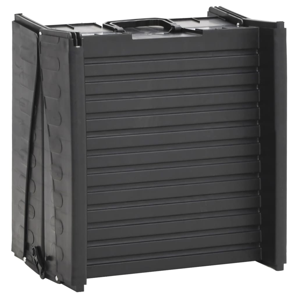 Rampe pour chien pliable noire 153 x 40 x 12,5 cm en plastique