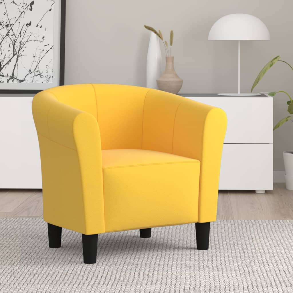 Sessel Gelb Stoff