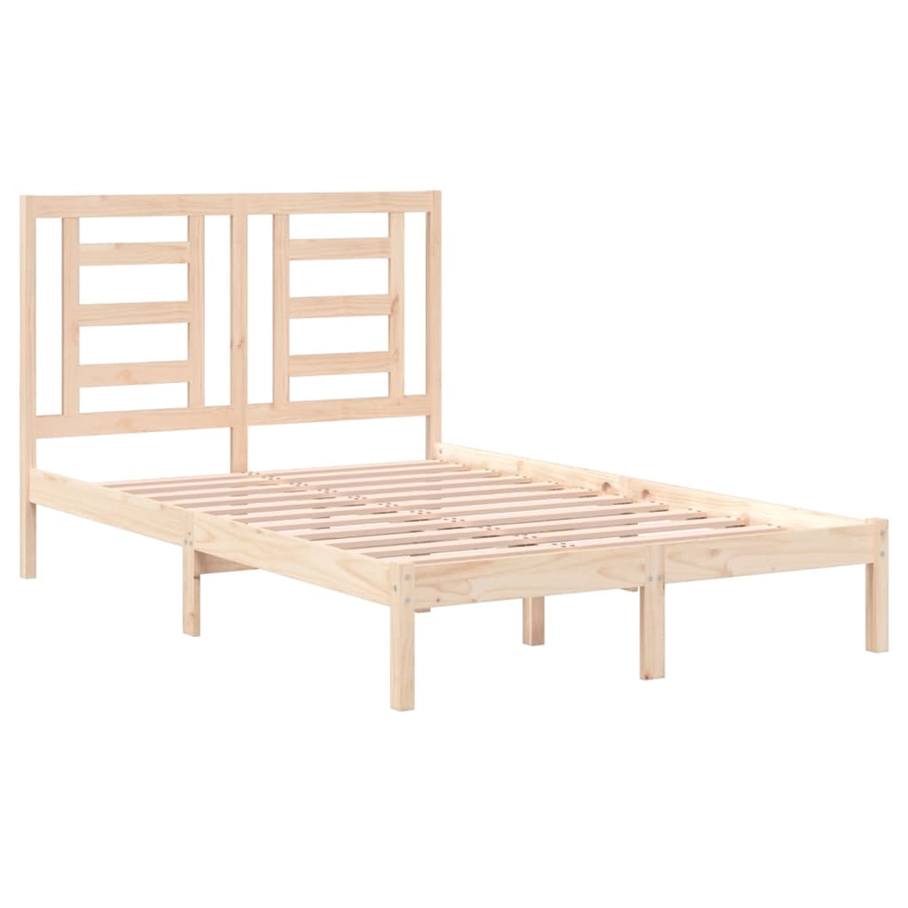 Massivholzbett ohne Matratze 120x200 cm Kiefernholz