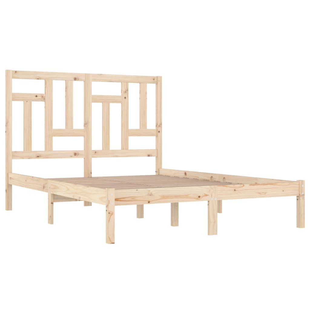 Massivholzbett ohne Matratze 160x200 cm Kiefernholz
