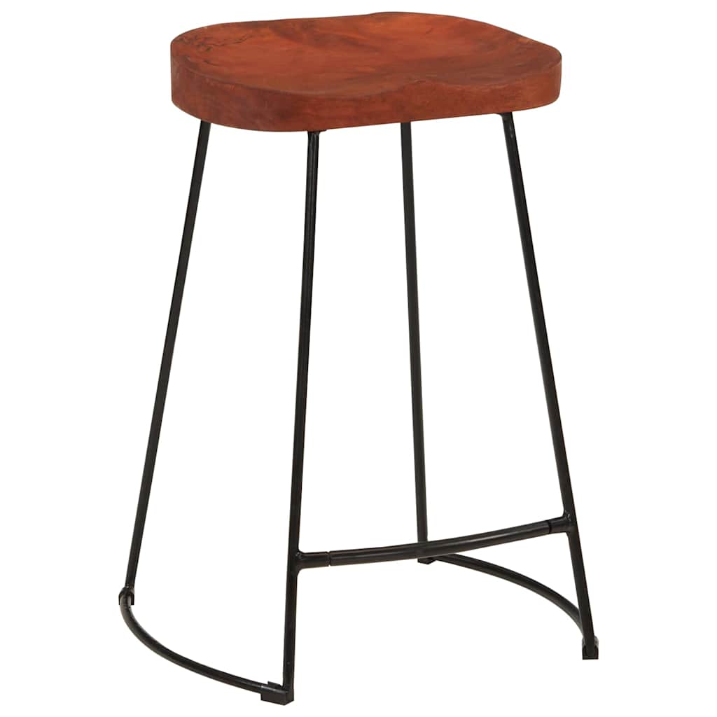 Gavin Barhocker 2 Stk. 45x40x63 cm Massivholz Mango