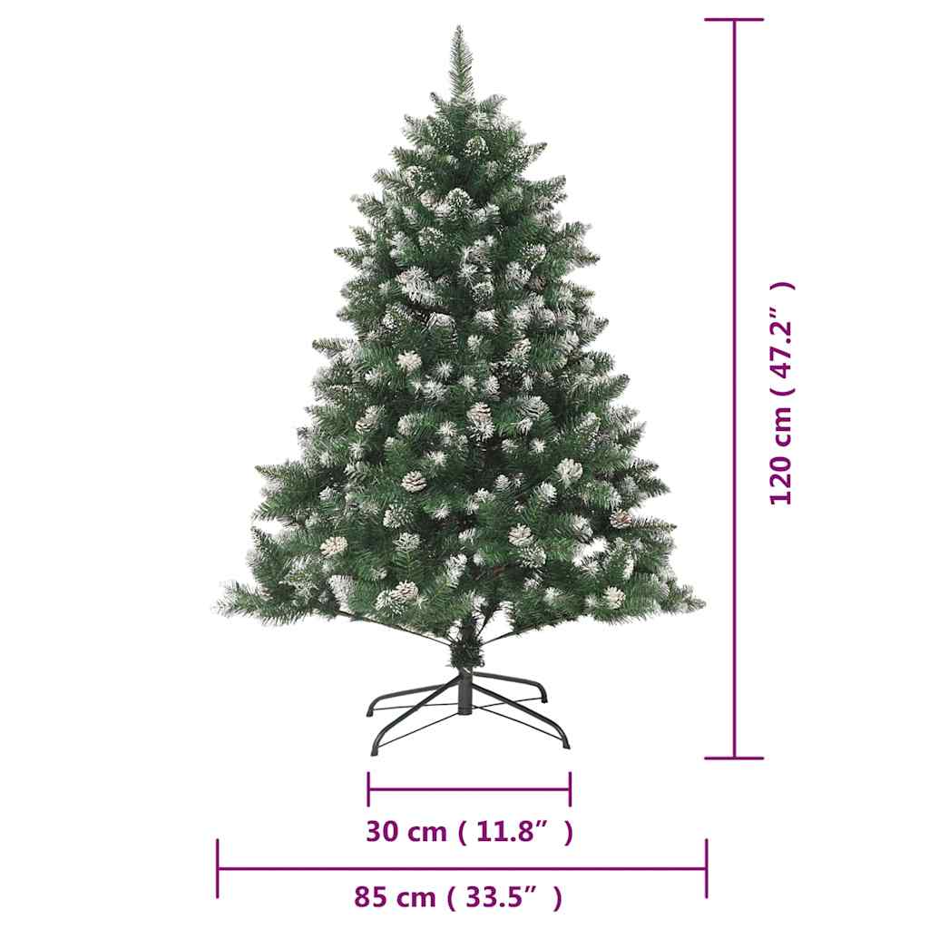 Künstlicher Weihnachtsbaum mit Ständer 120 cm PVC