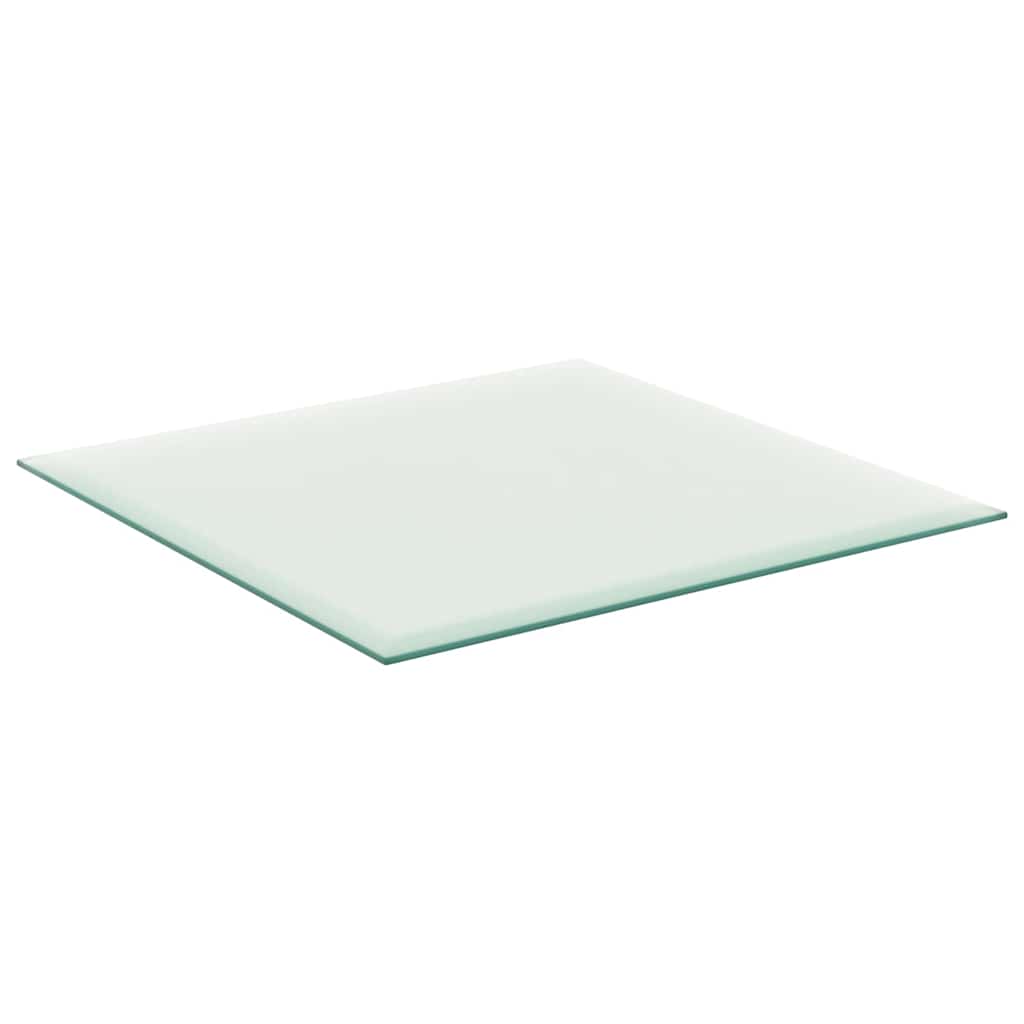 Tischplatte Transparent 30x30 cm Hartglas