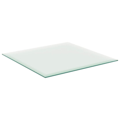 Tischplatte Transparent 50x50 cm Hartglas