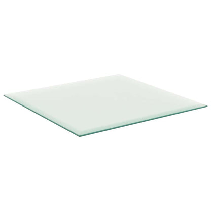 Tischplatte Transparent 60x60 cm Hartglas