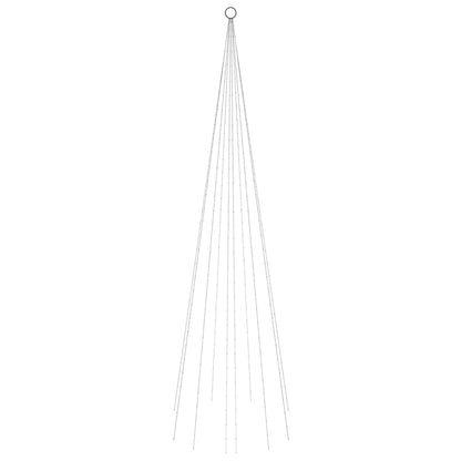 LED-Weihnachtsbaum für Fahnenmast Blau 310 LEDs 300 cm