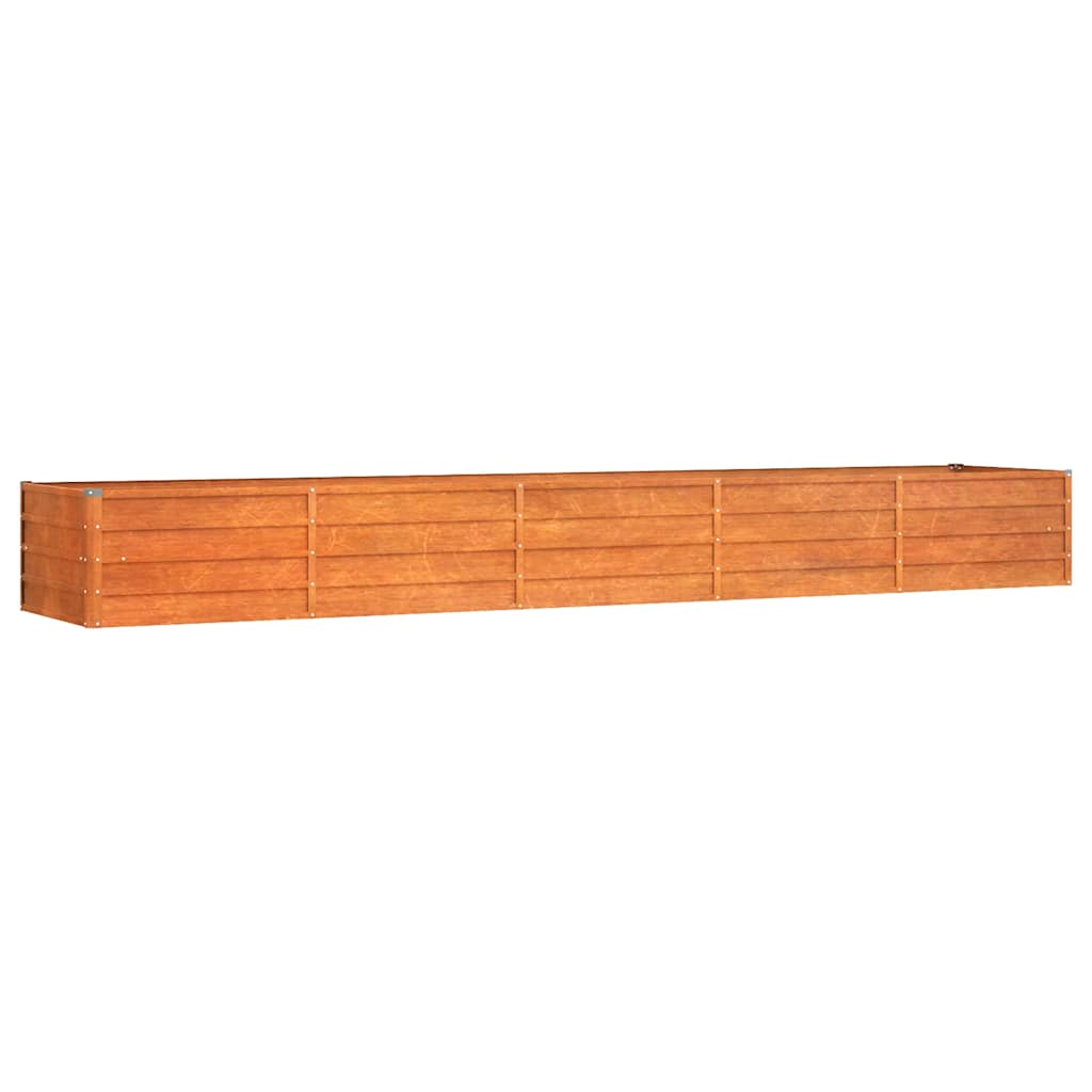 Hochbeet Rostig 400x80x45 cm Cortenstahl