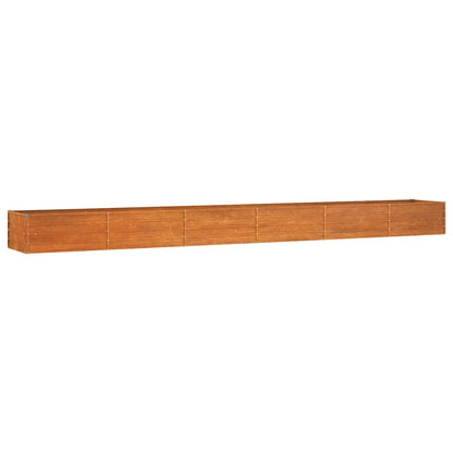 Hochbeet Rostig 600x80x45 cm Cortenstahl