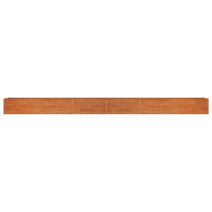 Hochbeet Rostig 600x80x45 cm Cortenstahl