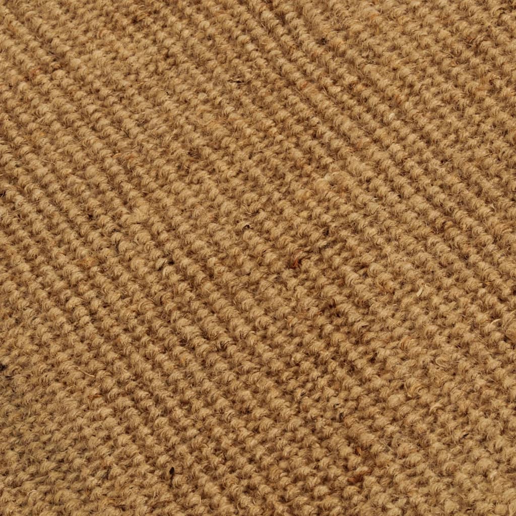 Teppichläufer mit Fransen 60x300 cm Jute