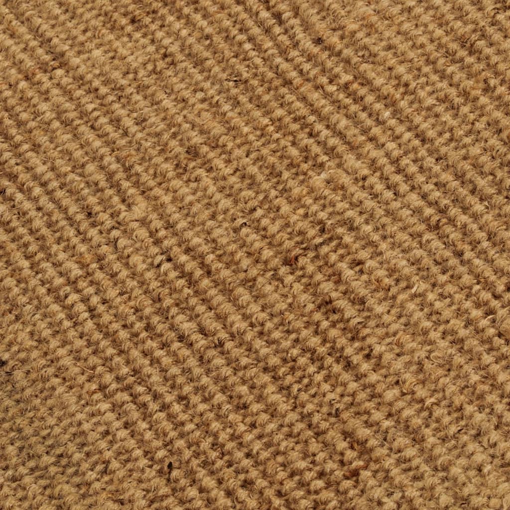Teppichläufer mit Fransen 80x200 cm Jute