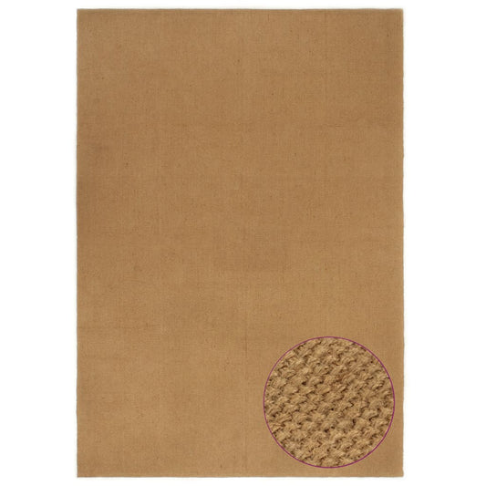 Teppich 120x180 cm Jute Rechteckig