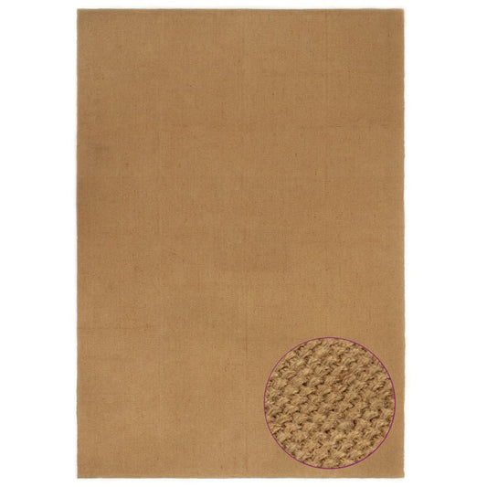 Teppich 180x250 cm Jute Rechteckig
