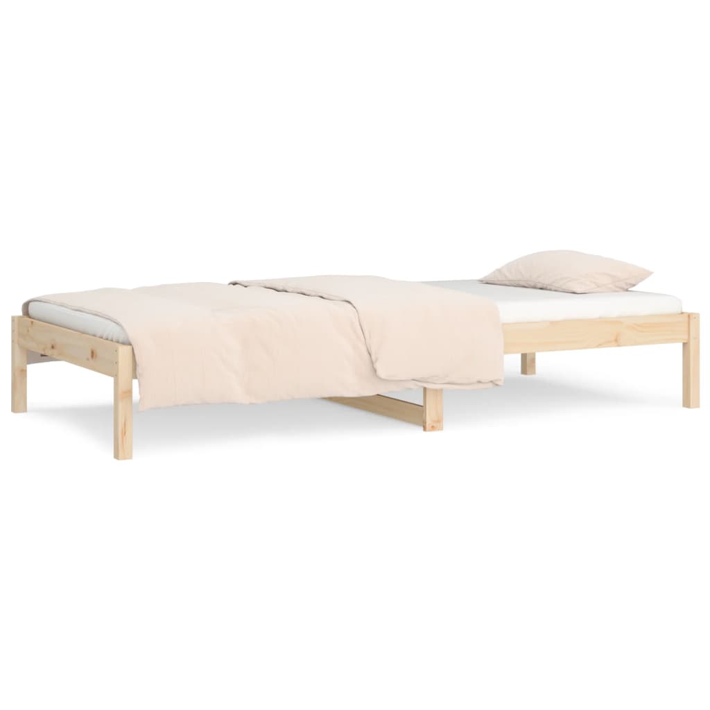 Lit de repos 90x190 cm en pin massif