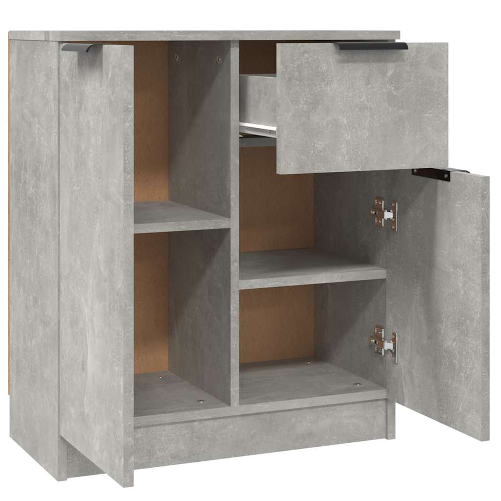Sideboard Betongrau 60x30x70 cm Holzwerkstoff