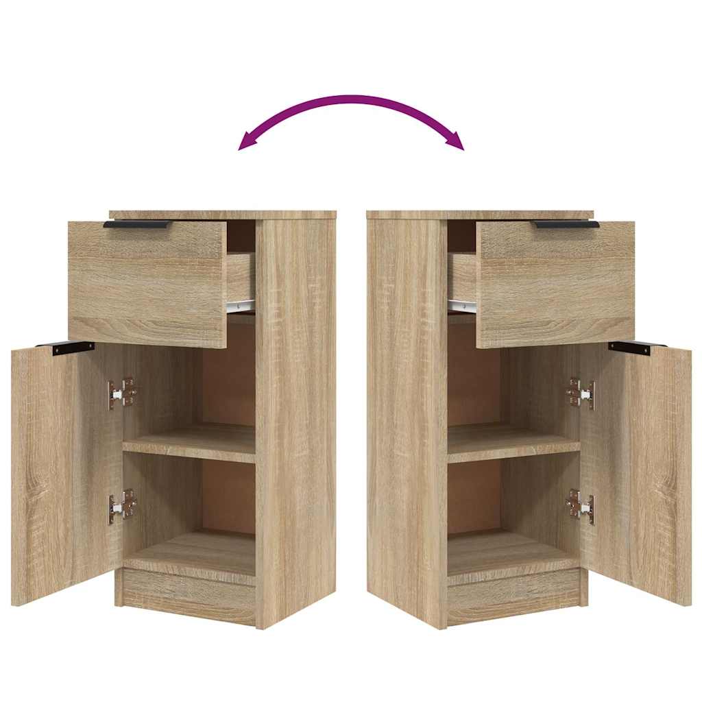 Sideboard Sonoma-Eiche 30x30x70 cm Holzwerkstoff