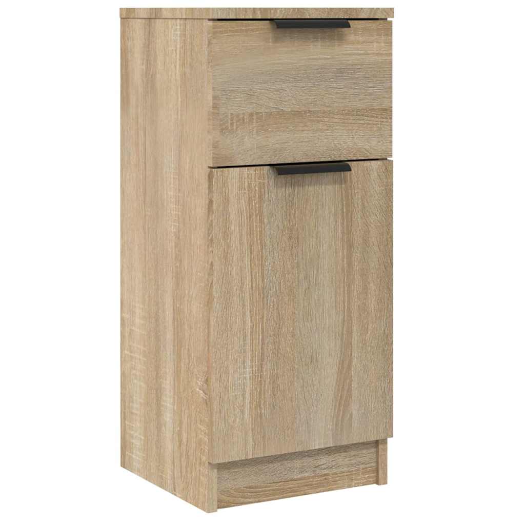 Sideboards 2 Stk. Sonoma-Eiche 30x30x70 cm Holzwerkstoff