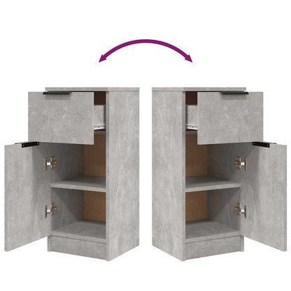 Sideboard Betongrau 30x30x70 cm Holzwerkstoff