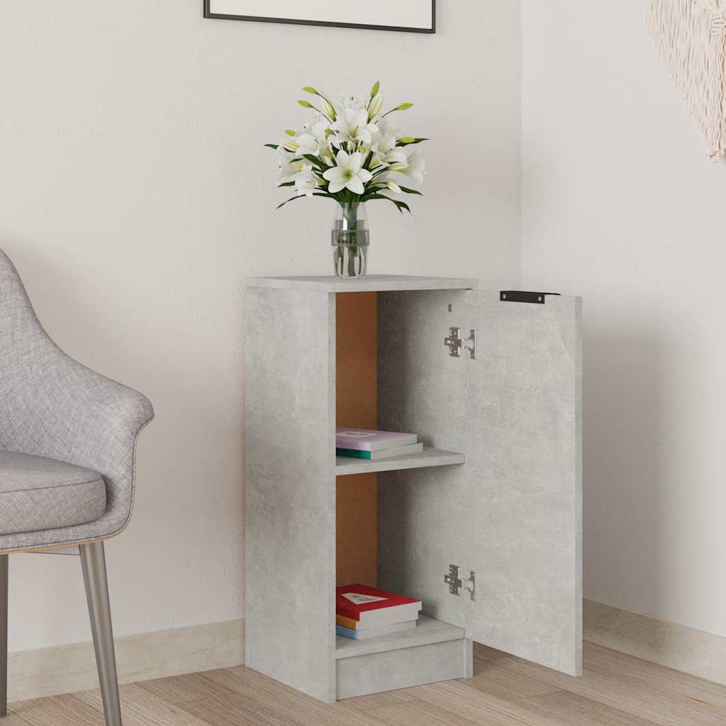 Sideboard Betongrau 30x30x70 cm Holzwerkstoff